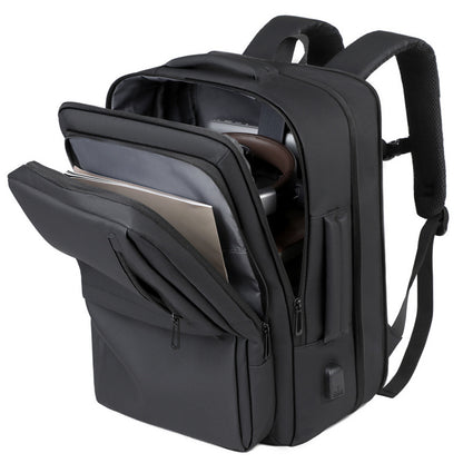💼🏆Mochila extensible de gran capacidad para hombre, adecuada para viajes de negocios y viajes en general.✅️Pago contra entrega