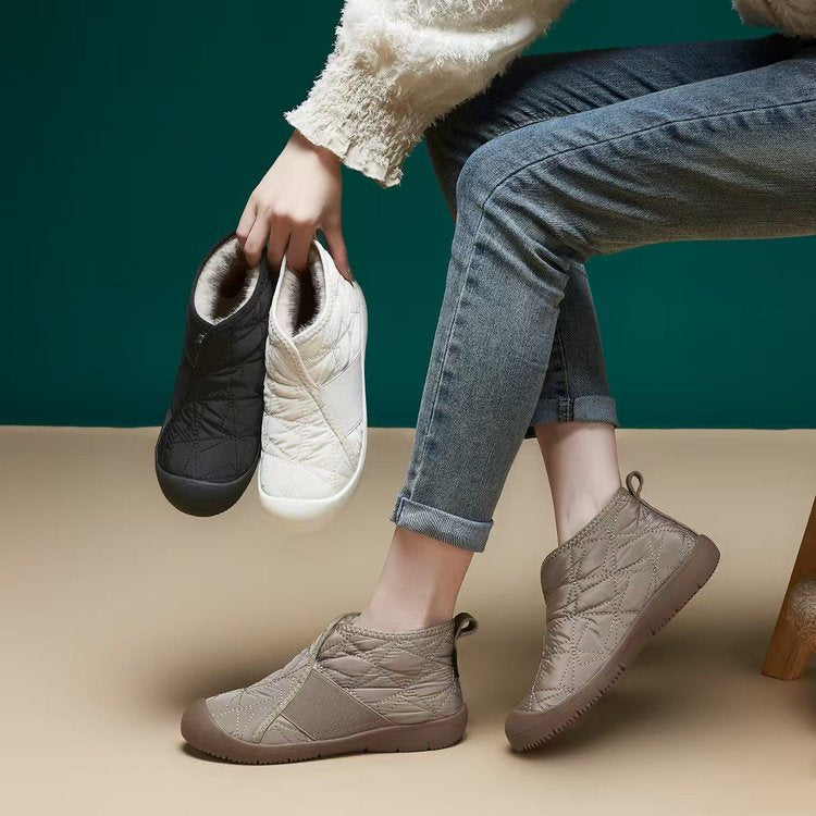 👢【35-42】2024 nowe wodoodporne bawełniane buty damskie na jesień i zimę-3767904