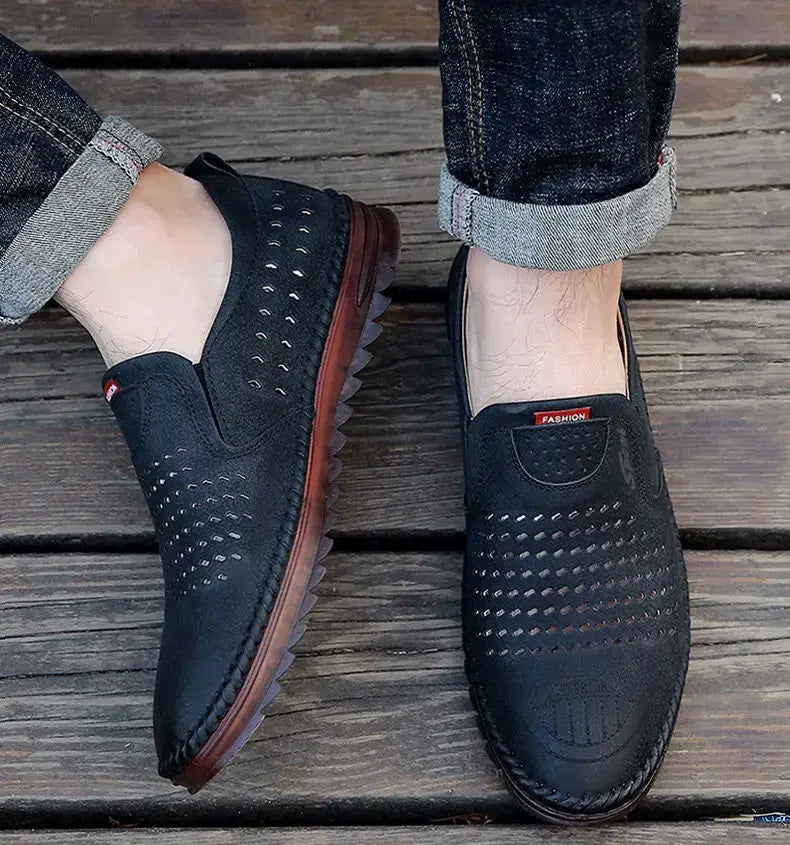 ✨【39-44】Ręcznie robione męskie skórzane buty 2026 | Styl casualowy do noszenia na zewnątrz