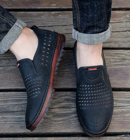 ✨【39-44】Ręcznie robione męskie skórzane buty 2026 | Styl casualowy do noszenia na zewnątrz