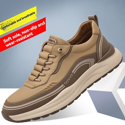 🔥【Časově omezená sleva 50%✨】🔥【Velikosti 39-45】Pánské tenisky z pravé kůže, měkká podrážka, pohodlné
