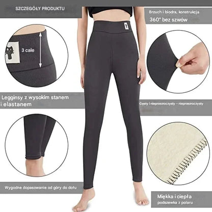 ✨⛄【Kupte jeden, druhý dostanete zdarma🔥】【S-5XL】Dámské teplé vlněné legíny - nezbytnost na podzim a zimu