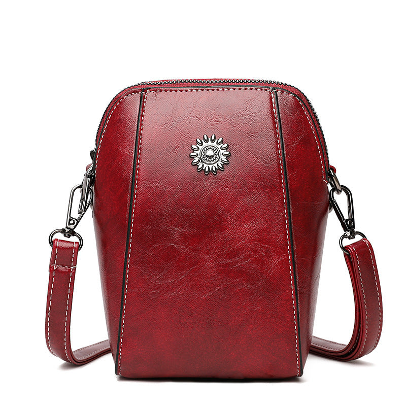 🔥👜【Specjalna oferta letnia】💖Nowa prosta wielofunkcyjna modna torba na ramię ze skóry naturalnej, mała i wykwintna