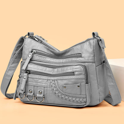 💥【50% zniżka na czas ograniczony】👜2024 nowa torba na ramię / crossbody z miękkiej skóry o dużej pojemności-3868687
