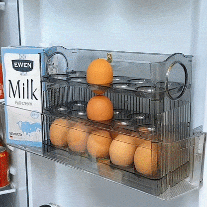 🥚👍【Plačilo ob dostavi】💥 Škatla za shranjevanje jajc, posebej zasnovana za shranjevanje sveže hrane na stranskih vratih hladilnika