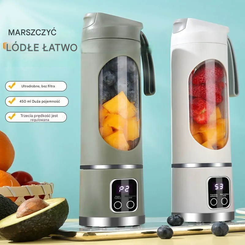 ✨🍹 Bezprzewodowy blender przenośny 🔥 Bezprzewodowa, przenośna konstrukcja