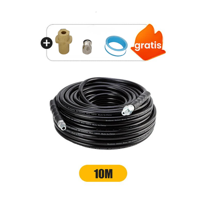 Crijevo za ispiranje kućanstva 🧹 Mlaz vode visokog tlaka, brzo otpuštanje, otporno na visoki tlak, nepropusno 💧 Sredstvo za čišćenje otpada u kupaonici/kuhinji 🔗 Može se spojiti na perilicu automobila