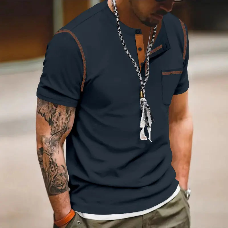 【🔥Modelo superventas】Camiseta de verano sencilla de algodón para hombre, nueva colección 2026 ✅️Pago contra entrega