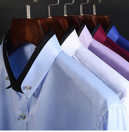 【S-4XL】👕2024 nowa, oddychająca męska koszula biznesowa na co dzień3831565