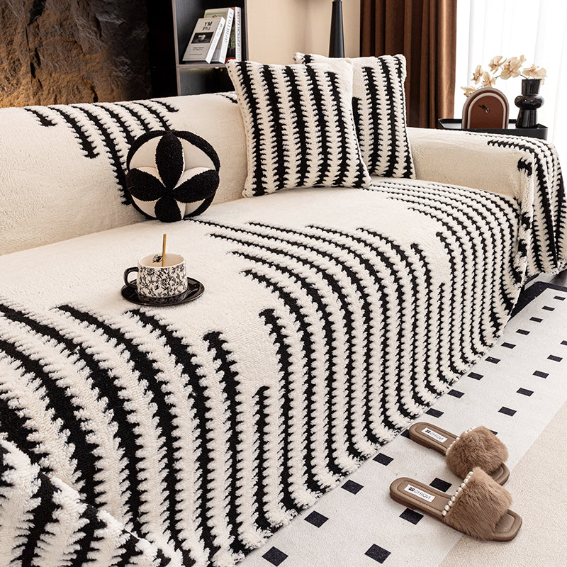 🛋️Speciální vánoční nabídka pro ranní ptáčata:🎉 Měkký, protiskluzový plyšový potah na pohovku🍂