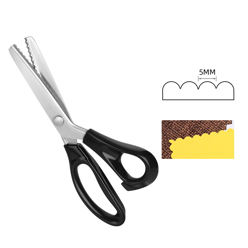 🔥✂️ Nožnice na čipku so zúbkovaným okrajom pre domácnosť – ľahko vystrihnete krásne tvary