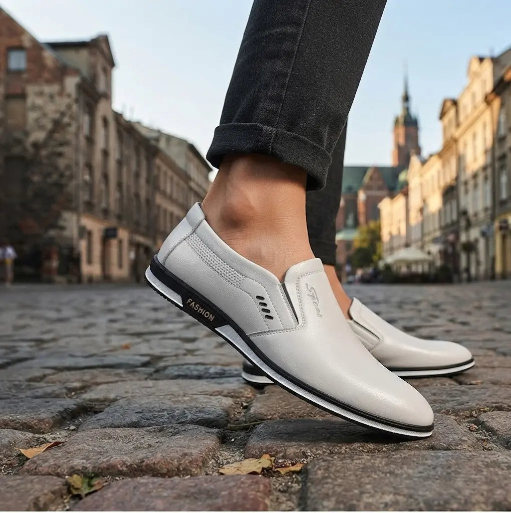 【🔥Płatność przy odbiorze】2026 Męskie skórzane buty w stylu brytyjskim w dużych rozmiarach (50% zniżki)