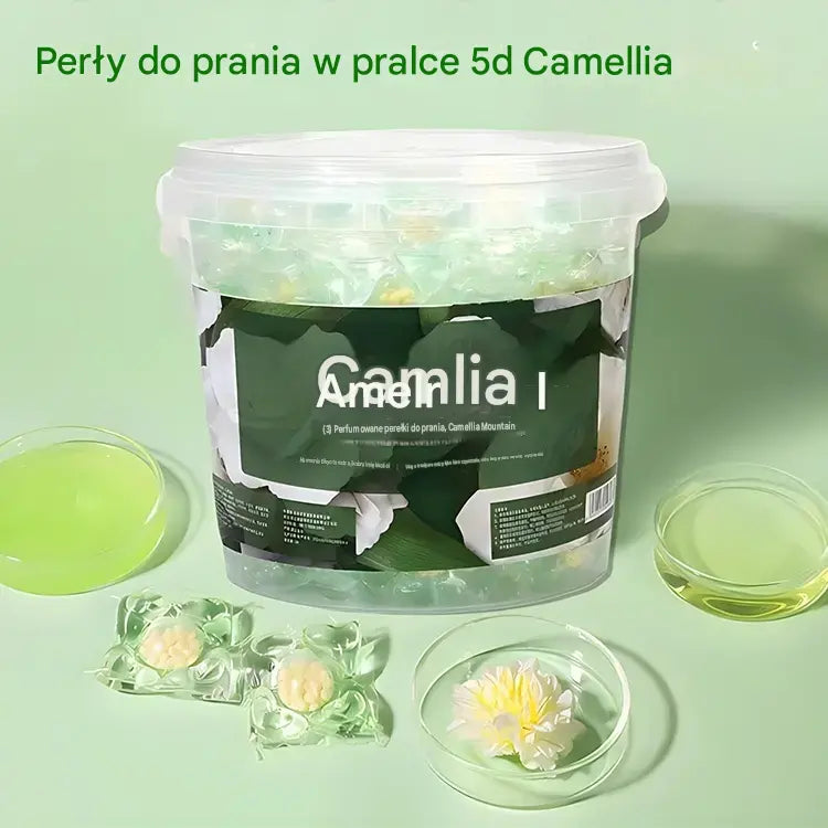 【50% taniej】 [✨Opakowanie 70 sztuk✨] Bardzo duże opakowanie perełek zapachowych do prania 5 w 1 — długotrwały zapach, skuteczna walka z plamami.