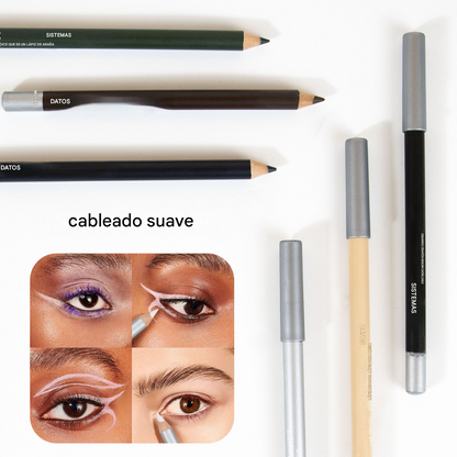 🔈🔈¡50% DE DESCUENTO AHORA!💜5 piezas por 27 euros💜Delineador de ojos de madera, resistente al agua, de larga duración y resistente al agua.
