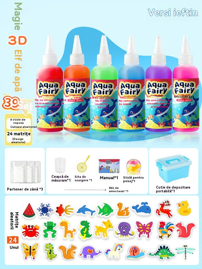 ✨🎨 【Oferta ograniczona -50%】 Dziecięcy kreatywny zestaw zabawek 【6 kolorów + 24 kształtów】