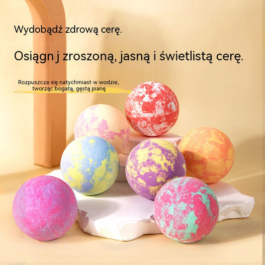 🔥【Super promocja】🔥【12 sztuk 129 zł.】12 kul kąpielowych morskich (60 g), nawilżają i koją skórę