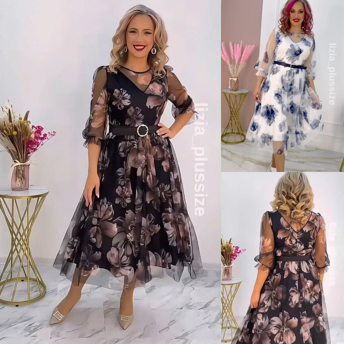 🌸💥【S-5XL】Nueva elegante vestido con estampado