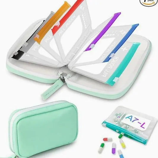 🧳 Wielofunkcyjny silikonowy organizer: Tabletki, biżuteria i monety — wszystko idealnie zorganizowane w jednym miejscu!