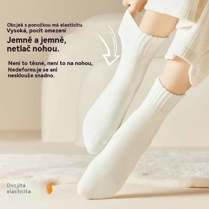 🔥【Kupte 6 kusů, dostanete 6 zdarma】🧦Silné a teplé vlněné ponožky na zimu, super silné a hřejivé, elastické, velikost 35-42