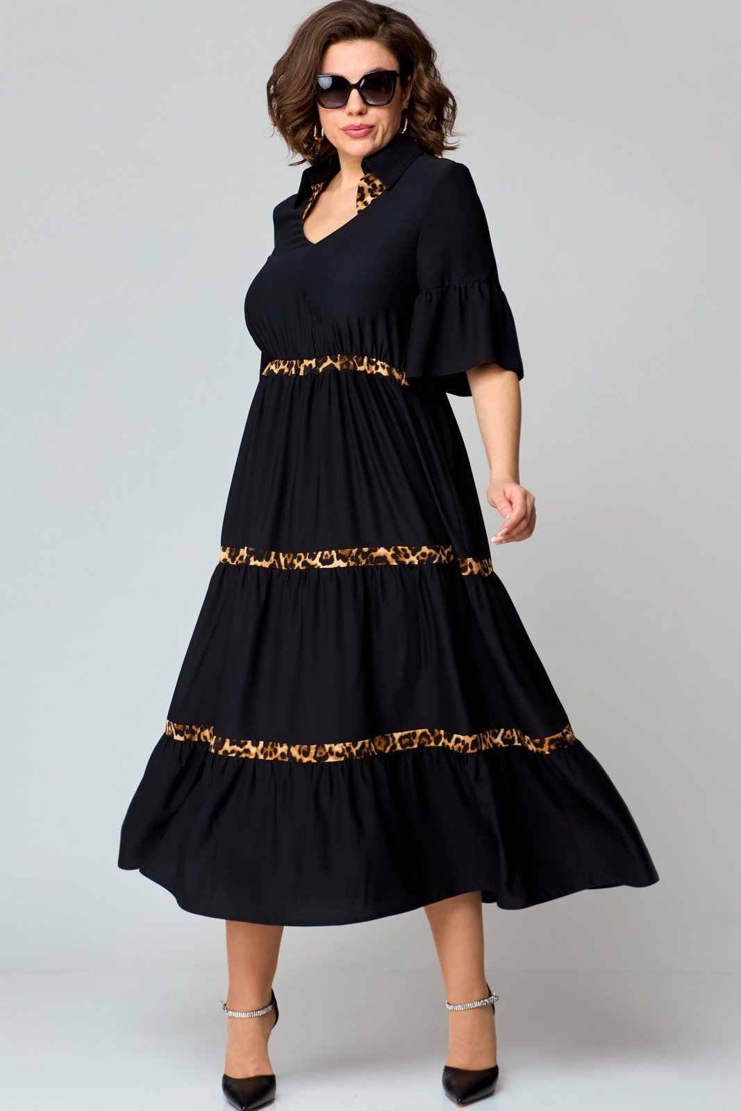【S-5XL】 Letnia sukienka 2024 dla kobiet, swobodna, oddychająca-3685731
