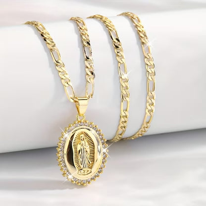 🔥【Kupite jedan, dobijte jedan gratis】Privjesak Majke Marije, pozlaćeni nehrđajući čelik