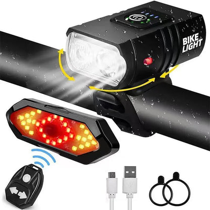 🚴 Luz LED para Bicicleta de Alto Brillo | Kit Delantero + Trasero USB Recargable ✅️Pago contra entrega
