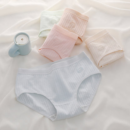 ✨️🩲(7 ks)Dámské jednoduché a pokročilé antibakteriální spodní prádlo s vysokým pasem, vhodné pro ženy o hmotnosti 35-100kg