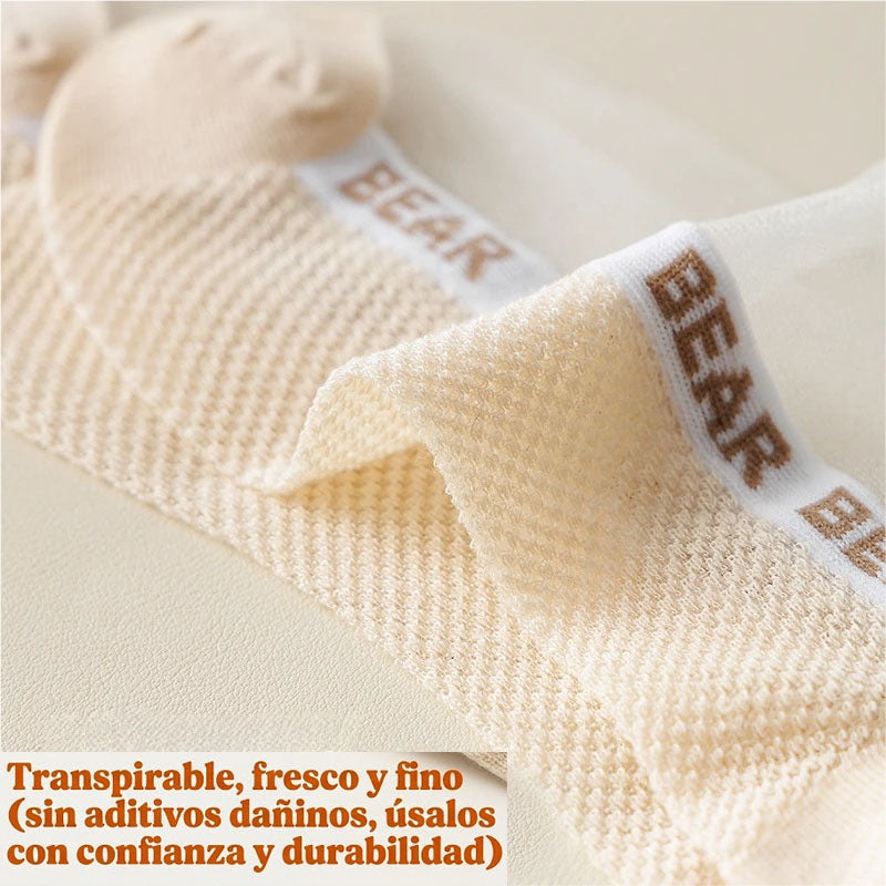 🔥【Oferta limitada al 50%】🔥【10 pares】✨🧦Calcetines cortos de malla, nuevos 2026, ligeros y transpirables de verano