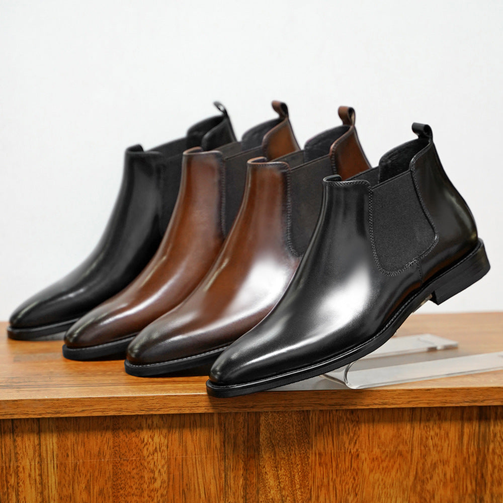 🔥👞🔥【38-48】Nowe, modne, wysokiej jakości, ręcznie robione, skórzane buty biznesowe dla mężczyzn
