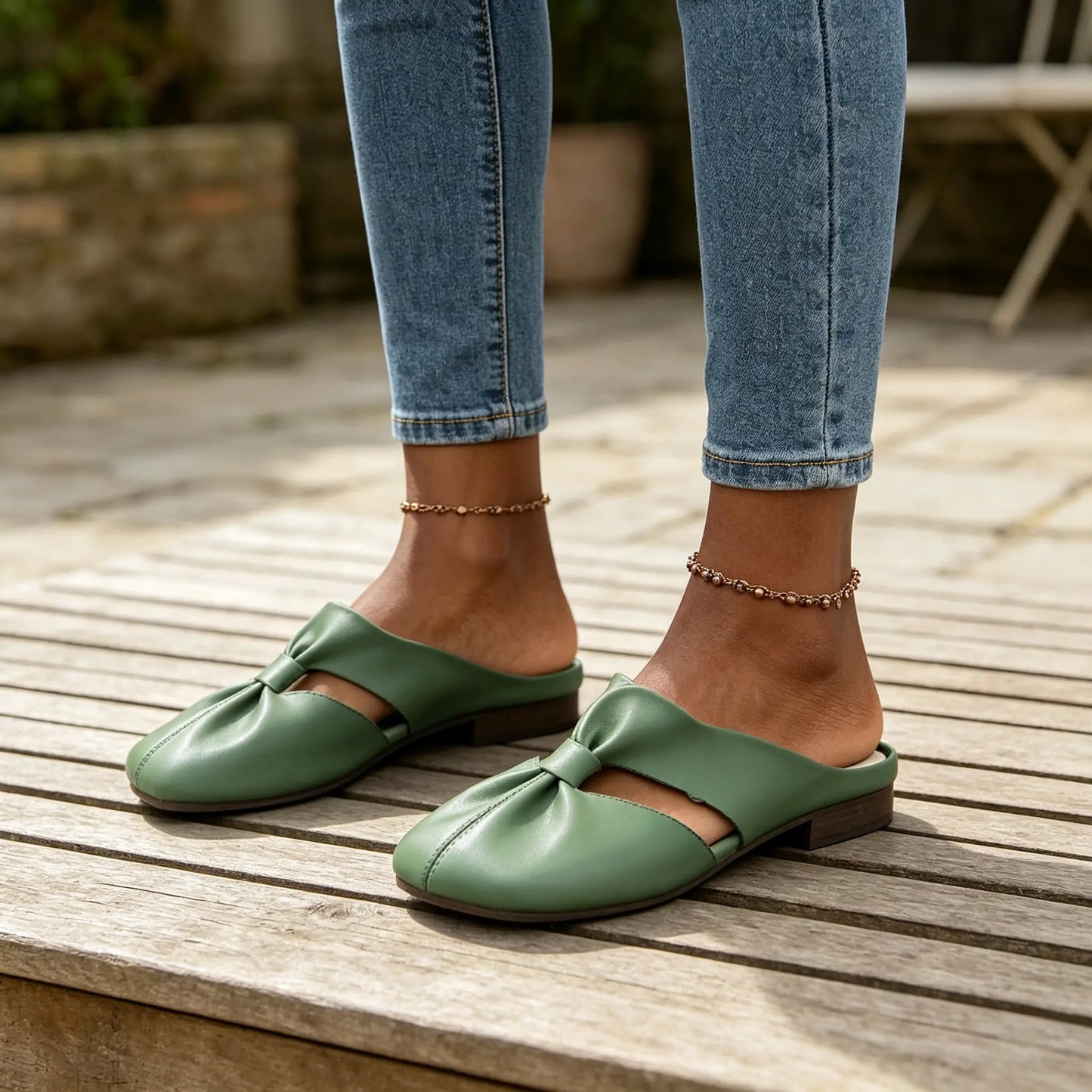 🔥Compre 1 y obtenga 1 gratis👡【35-42】Sandalias retro Zapatillas planas de verano para mujer