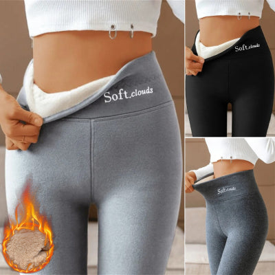 🔥💖🥶【Plačilo ob dostavi】🔥【S-5XL】Nove modne hlače z visokim pasom, termo hlače, bombažne hlače