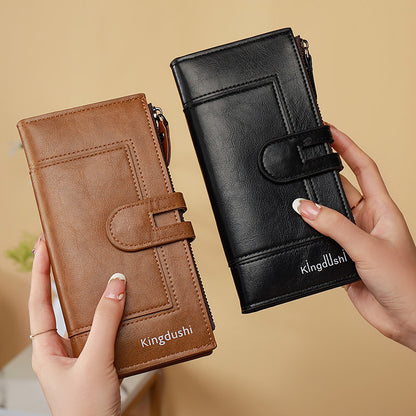 💰👝【Kup jeden, a drugi dostaniesz gratis】Nowy damski portfel retro z wieloma przegródkami na karty