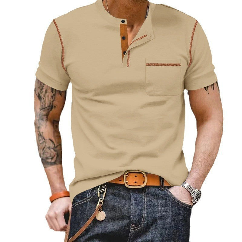 【🔥Modelo superventas】Camiseta de verano sencilla de algodón para hombre, nueva colección 2026 ✅️Pago contra entrega
