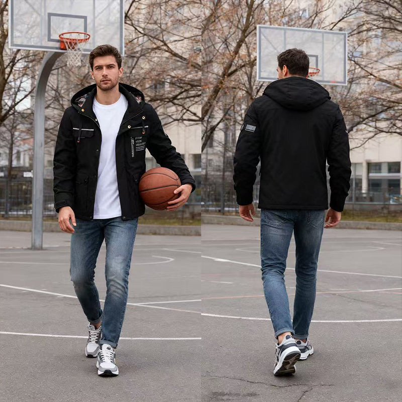 🔥Podzim/Zima sleva 50 % 【velikosti M–4XL】Model 2025: pánské bundy, teplé, větruodolné a voděodolné
