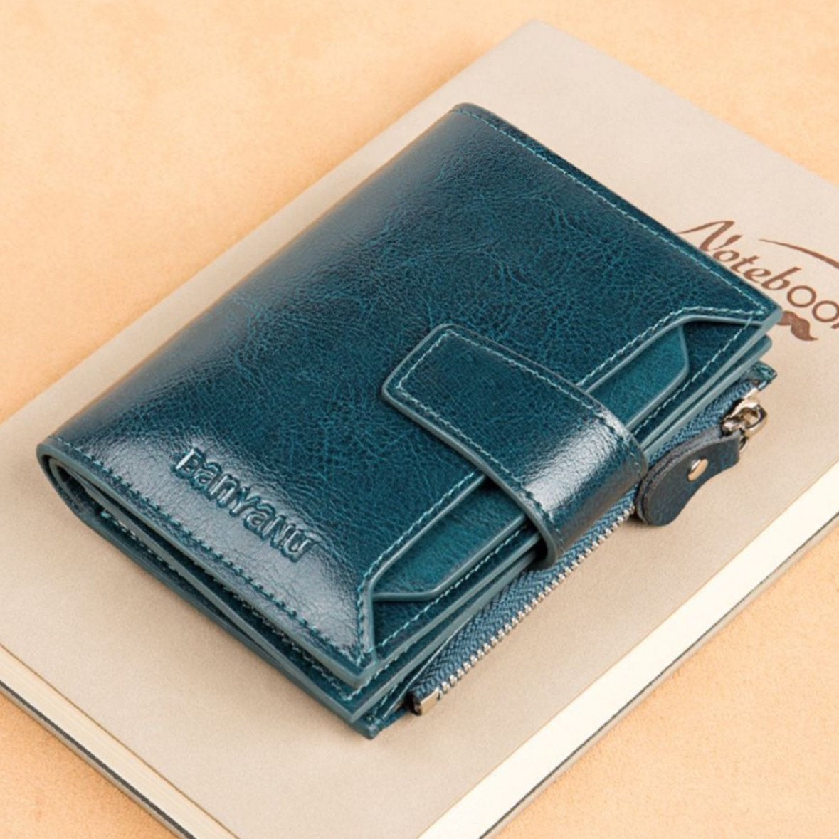 🔥Nowy portfel damski na wiosnę i lato, wieloprzegródkowy, z miejscem na kartę-3897775