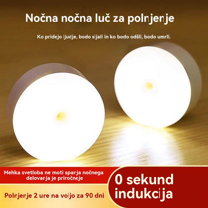 🏡💡【Kupite 1, dobite 1 gratis】Pametna LED lučka, ki zaznava človeško telo, enostavna za polnjenje in praktična