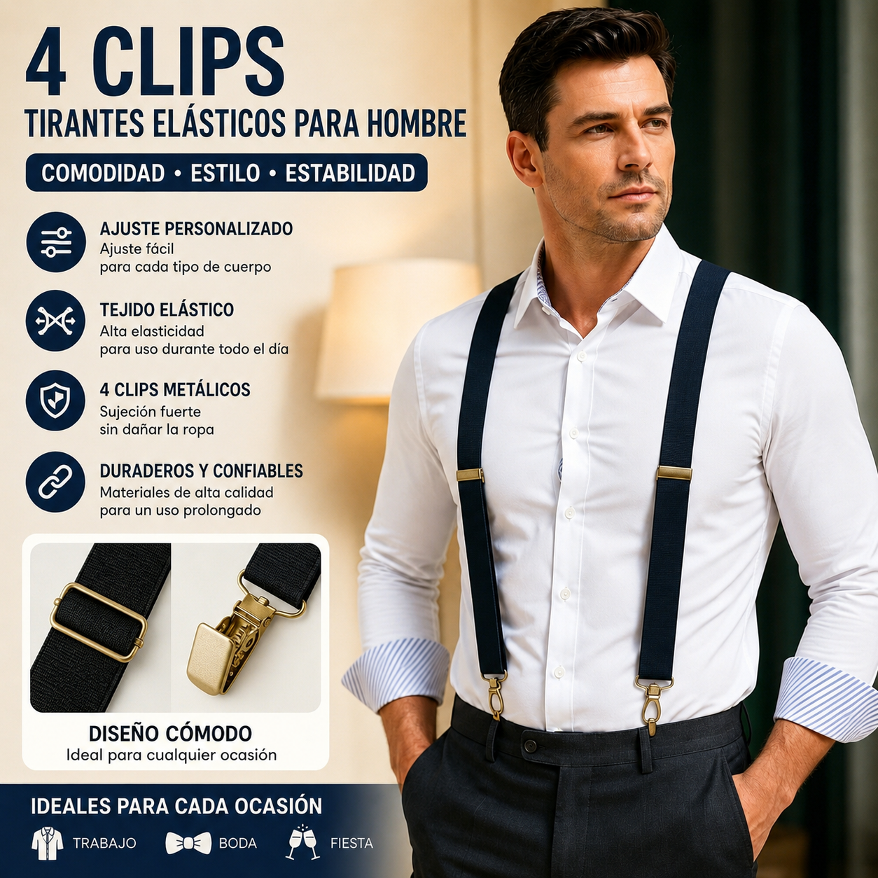 📢📢 ¡50% de descuento! 🧷 Faja moldeadora con hebilla cruzada para hombre 🧷 ✅️ Pago contra entrega ✅️2 artículos con un 70% de descuento.