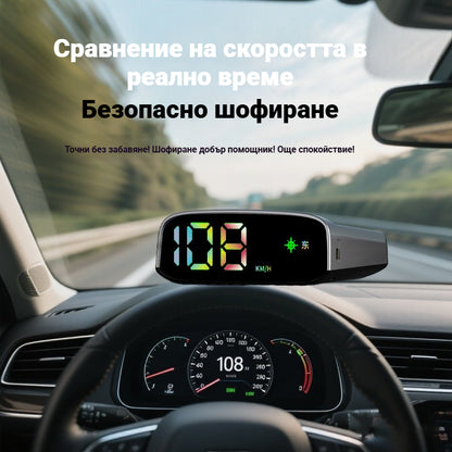 🚗Соларен дисплей за автомобилен скоростомер.Слънчева енергия, измерване на скоростта, безопасно шофиране, избягване на глоби
