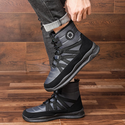 🔥44% zniżki – Specjalna zniżka świąteczna – Grube, antypoślizgowe buty śnieżne na platformie dla mężczyzn