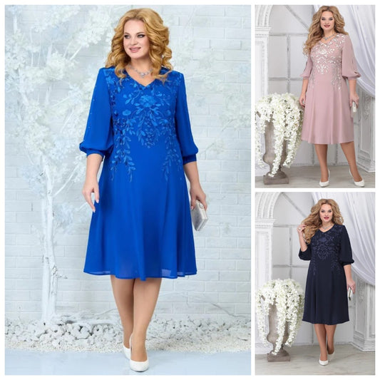 👗【S-5XL】Elegancka, temperamentna sukienka, wygodna i wysokiej jakości3898522