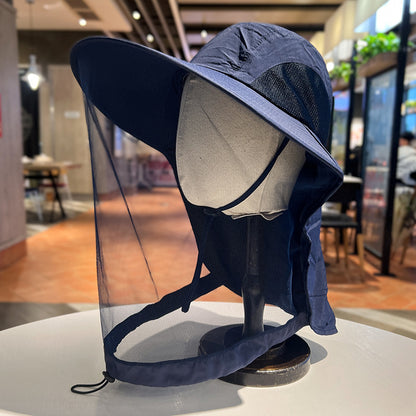 🎁Sombrero de pescador de malla con protección solar, ideal para actividades al aire libre. ✅️Pago contra entrega