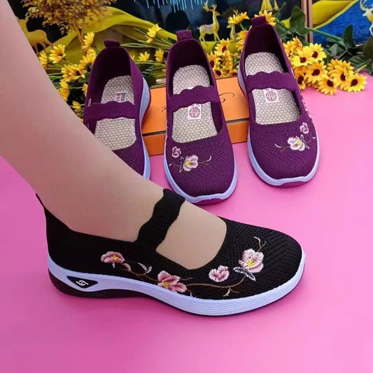 🥰💐【36-41】 Wygodne i oddychające buty antypoślizgowe dla osób w średnim i starszym wieku