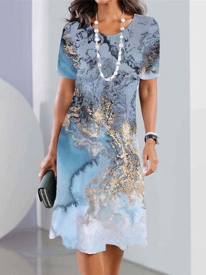 👗【XS-5XL】 Seksowna sukienka z okrągłym dekoltem dla kobiet