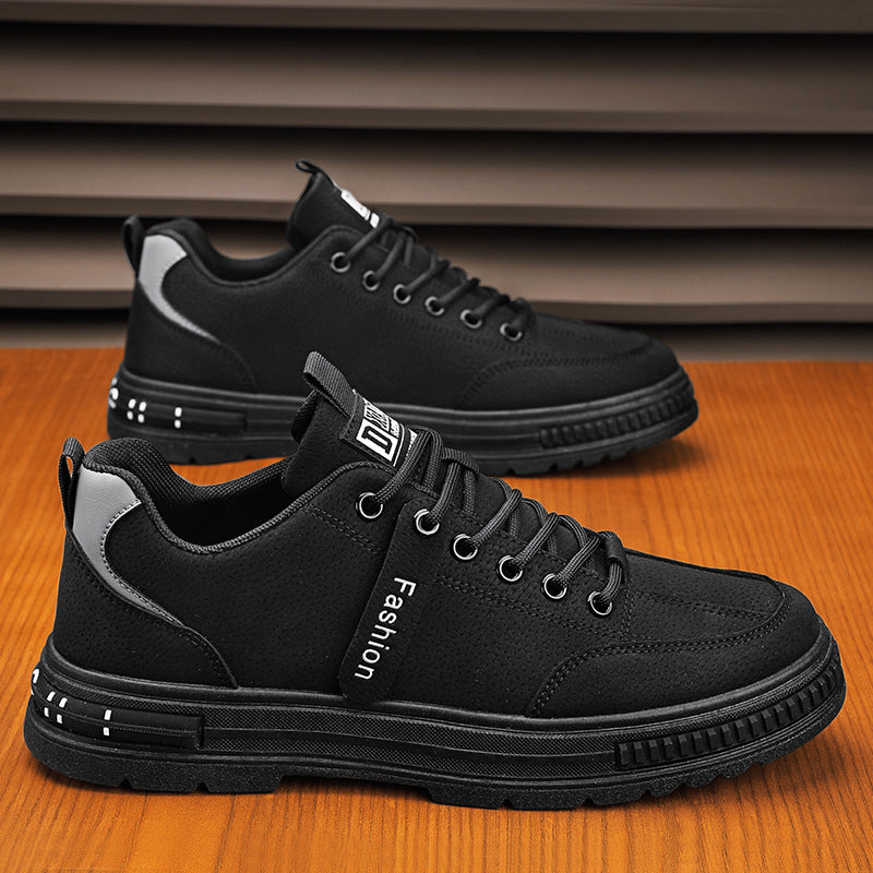 【39-44】2024 Jesienne męskie sneakersy Casual z miękkiej skóry-3802826