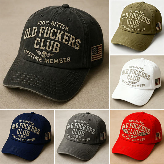 🔥🧢【Plačilo ob dostavi】Klub starih fantov - Retro bombažna baseball kapa