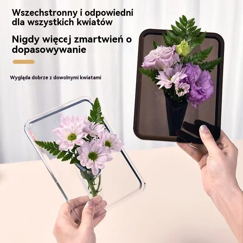 💐【Kup 1, a 1 dostaniesz gratis】Wysokiej jakości wazon z ramką na zdjęcia na biurko