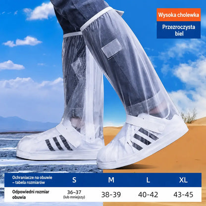 【1 para】Chroń swoje sneakersy przed deszczem! Wytrzymałe, wodoodporne ochraniacze na buty: antypoślizgowe i składane – łatwe do schowania w torbie 🌧️