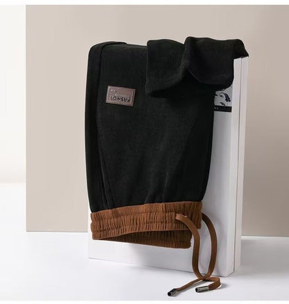 🔥 👖【Plačilo ob dostavi】💥【M-5XL】Jesenske/zimske ležerne hlače: Vsestranske, ohlapne, s flis podlogo, ojačane športne hlače