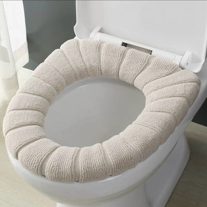 🚽Měkký a odolný potah na WC sedátko – dvoudílná sada pro pohodlí celé rodiny