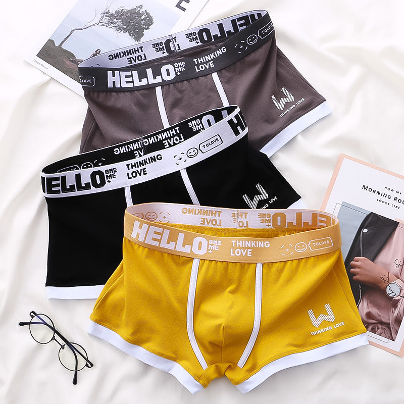 🔥🌴【Specjalne oferty letnie✨】【3 sztuk】Męska miękka, wygodna i oddychająca bielizna z czystej bawełny